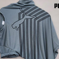 Men's Puma Trending T-Shirts (Grey, S)