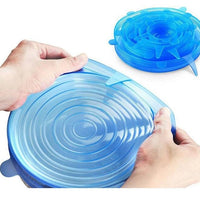 Home Kitchen Silicone Stretch 6pcs